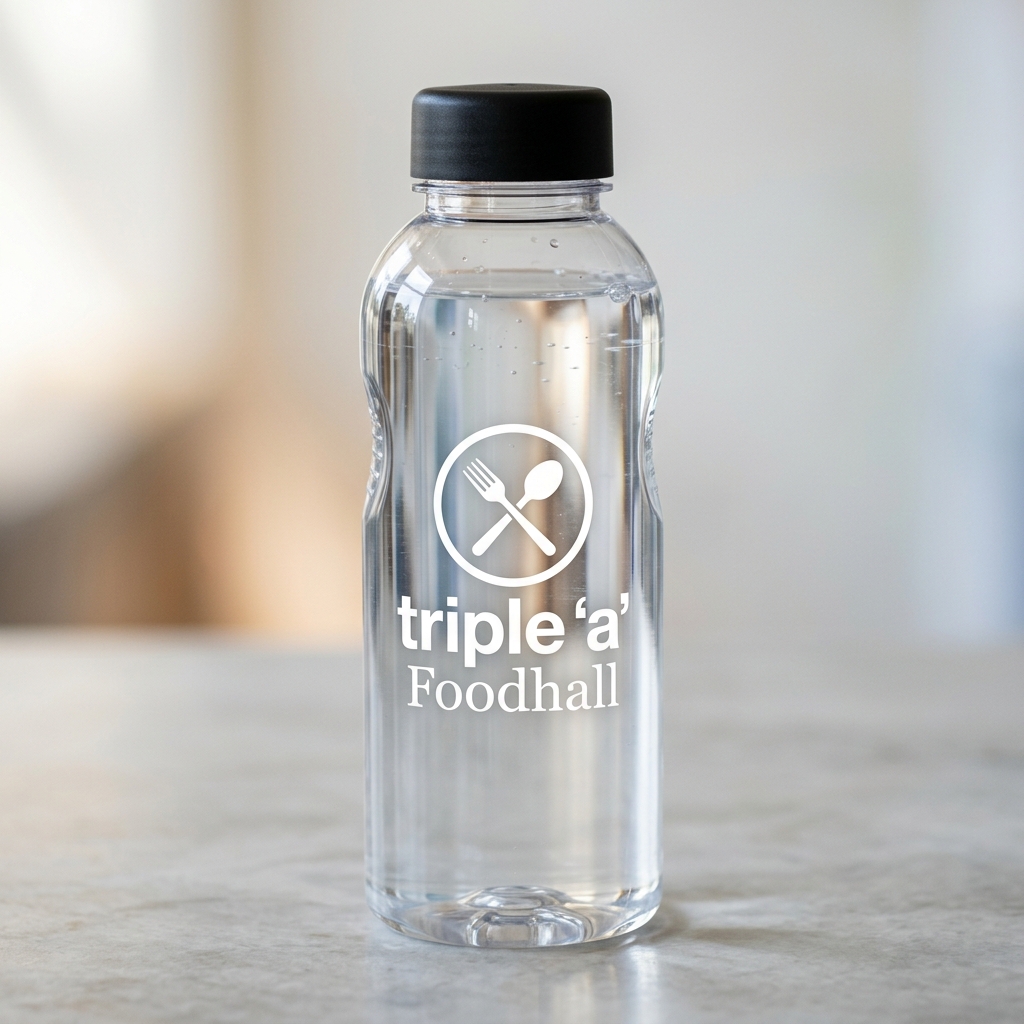 triple 'a' Foodhall Transparent Water Bottle